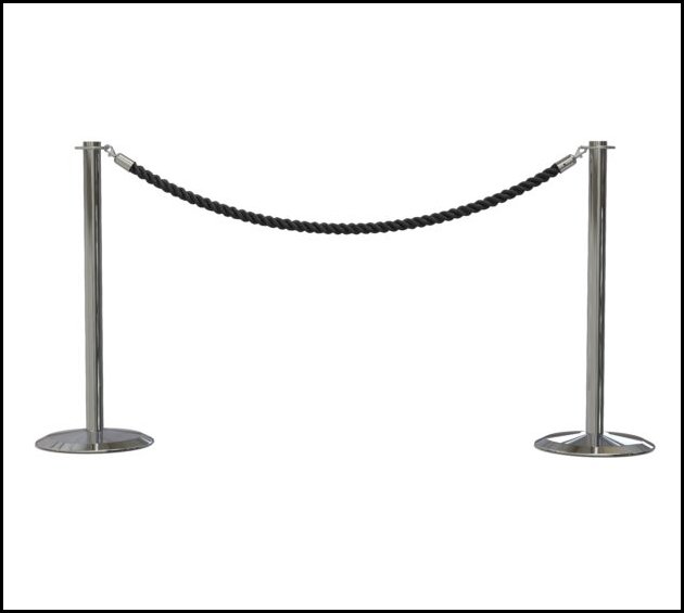 Barrier chain / stanchion accessories