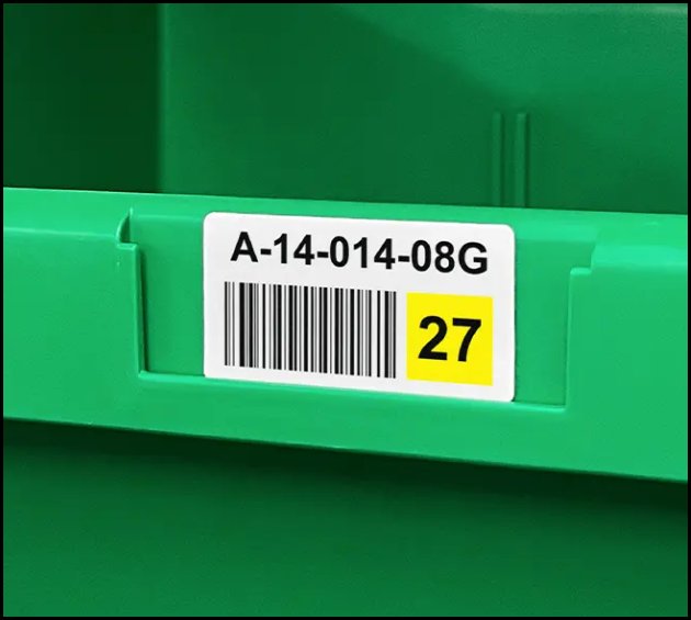Shelf / bin / rack location labels