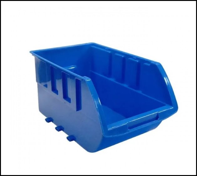 Stackable shelf bin - medium